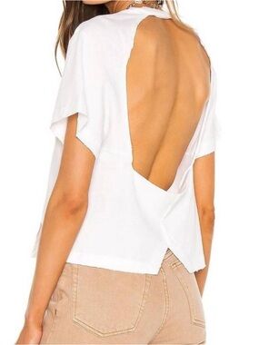 Noam Dalma open back tee shirt